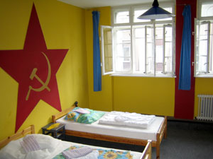 red star [helter skelter hostel berlin]