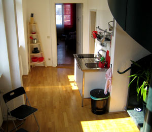 apartment kitchen [helter skelter hostel berlin]